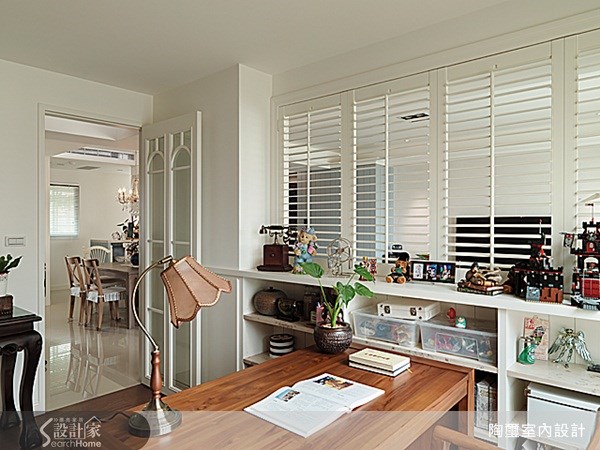 40坪新成屋(5年以下)＿鄉村風書房案例圖片＿陶璽空間設計＿陶璽_06之12