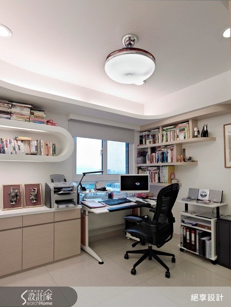 26坪中古屋(5~15年)＿現代風書房案例圖片＿絕享設計＿絕享_36之6481