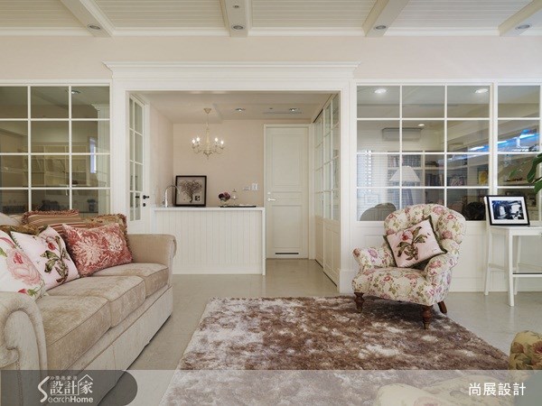 100坪新成屋(5年以下)＿美式風客廳案例圖片＿尚展空間設計＿尚展_32之11