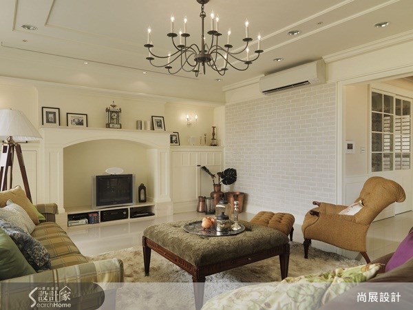 100坪新成屋(5年以下)＿美式風客廳案例圖片＿尚展空間設計＿尚展_32之4