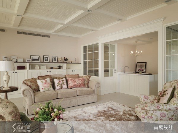 100坪新成屋(5年以下)＿美式風客廳案例圖片＿尚展空間設計＿尚展_32之12