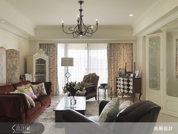 45坪新成屋(5年以下)＿美式風客廳案例圖片＿尚展空間設計＿尚展_33之3