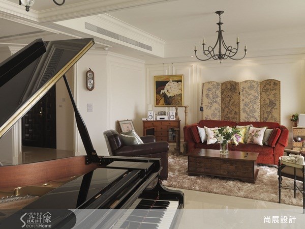 45坪新成屋(5年以下)＿美式風玄關客廳案例圖片＿尚展空間設計＿尚展_33之7