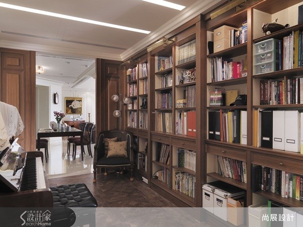 45坪新成屋(5年以下)＿美式風餐廳書房案例圖片＿尚展空間設計＿尚展_33之14