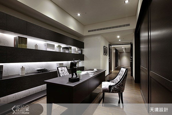 260坪新成屋(5年以下)＿奢華風書房案例圖片＿天境空間設計＿天境_10之20