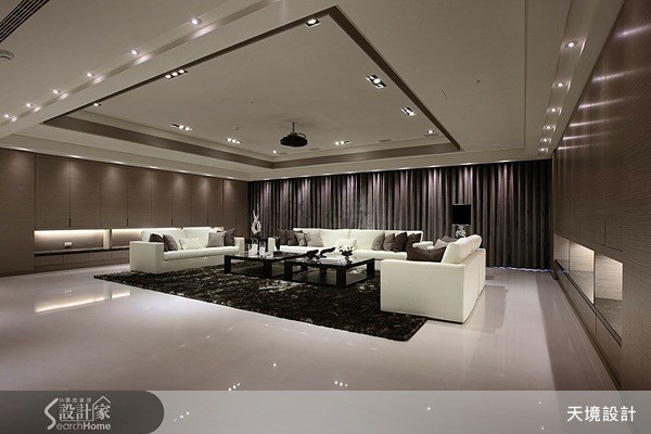 260坪新成屋(5年以下)＿奢華風客廳案例圖片＿天境空間設計＿天境_10之1