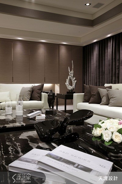 260坪新成屋(5年以下)＿奢華風客廳案例圖片＿天境空間設計＿天境_10之4