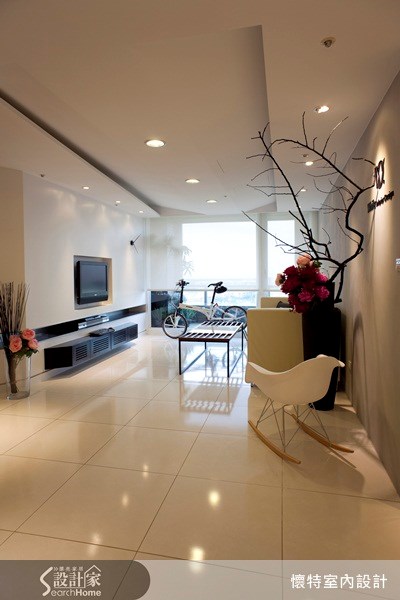 25坪新成屋(5年以下)＿現代風客廳案例圖片＿懷特室內設計＿懷特_02之3