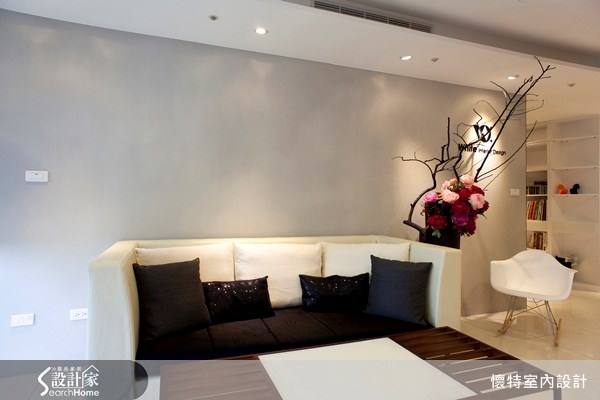 25坪新成屋(5年以下)＿現代風客廳案例圖片＿懷特室內設計＿懷特_02之6