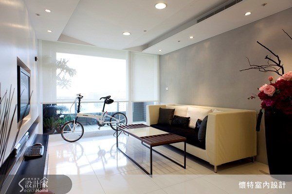 25坪新成屋(5年以下)＿現代風客廳案例圖片＿懷特室內設計＿懷特_02之4