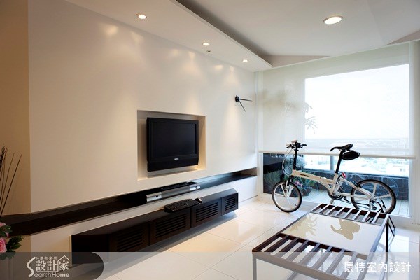 25坪新成屋(5年以下)＿現代風客廳案例圖片＿懷特室內設計＿懷特_02之5
