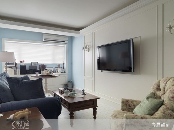 25坪中古屋(5~15年)＿鄉村風客廳案例圖片＿尚展空間設計＿尚展_34之2
