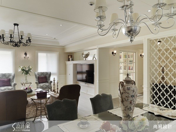 50坪新成屋(5年以下)＿美式風客廳餐廳案例圖片＿尚展空間設計＿尚展_35之21
