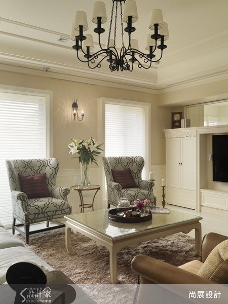 50坪新成屋(5年以下)＿美式風客廳案例圖片＿尚展空間設計＿尚展_35之16