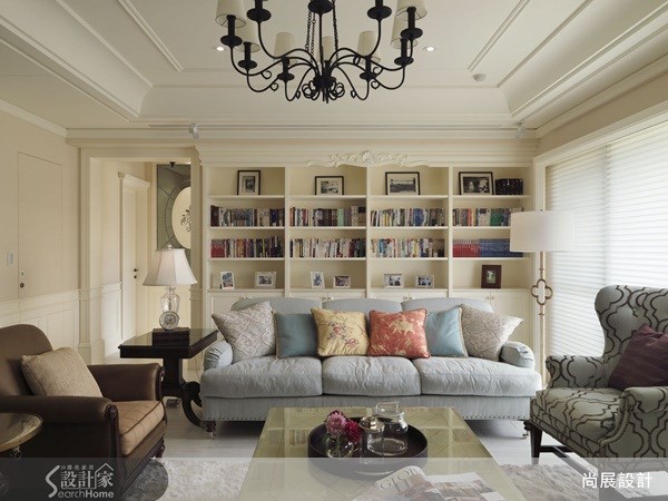 50坪新成屋(5年以下)＿美式風客廳案例圖片＿尚展空間設計＿尚展_35之9