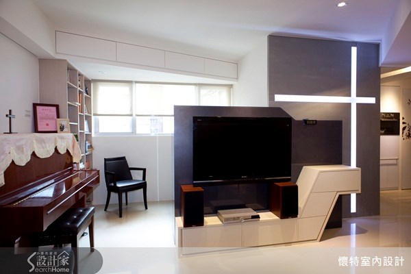 30坪中古屋(5~15年)＿簡約風客廳案例圖片＿懷特室內設計＿懷特_03之1