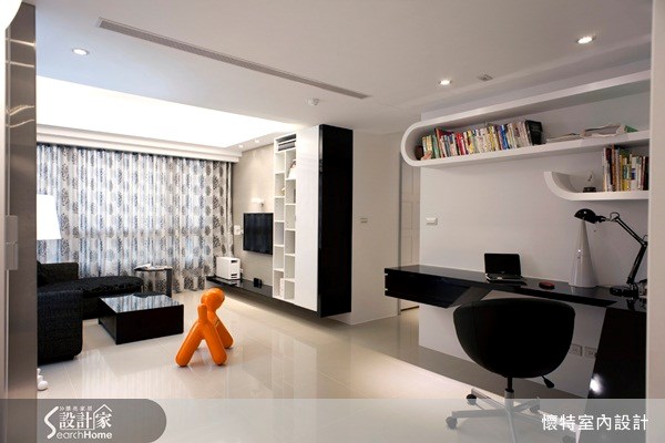 20坪新成屋(5年以下)＿現代風客廳案例圖片＿懷特室內設計＿懷特_04之6