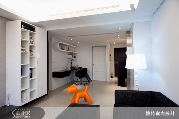 20坪新成屋(5年以下)＿現代風客廳案例圖片＿懷特室內設計＿懷特_04之5