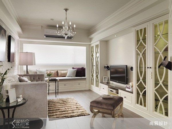 20坪中古屋(5~15年)＿美式風客廳案例圖片＿尚展空間設計＿尚展_36之4