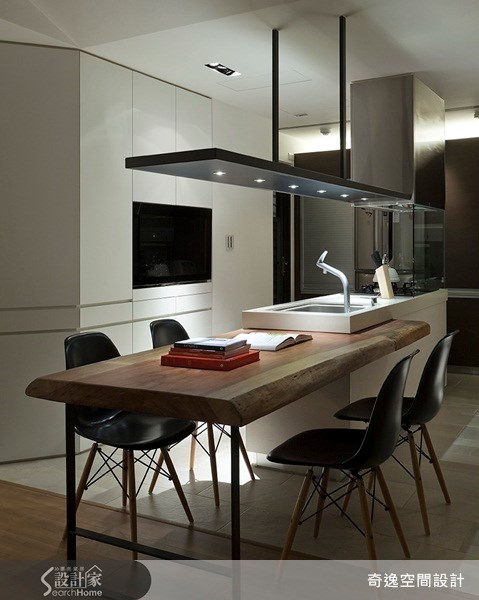 70坪新成屋(5年以下)＿現代風餐廳吧檯案例圖片＿奇逸空間設計＿奇逸_06之8