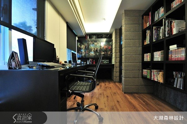 30坪新成屋(5年以下)＿混搭風書房案例圖片＿大湖森林室內設計＿大湖森林_07之2