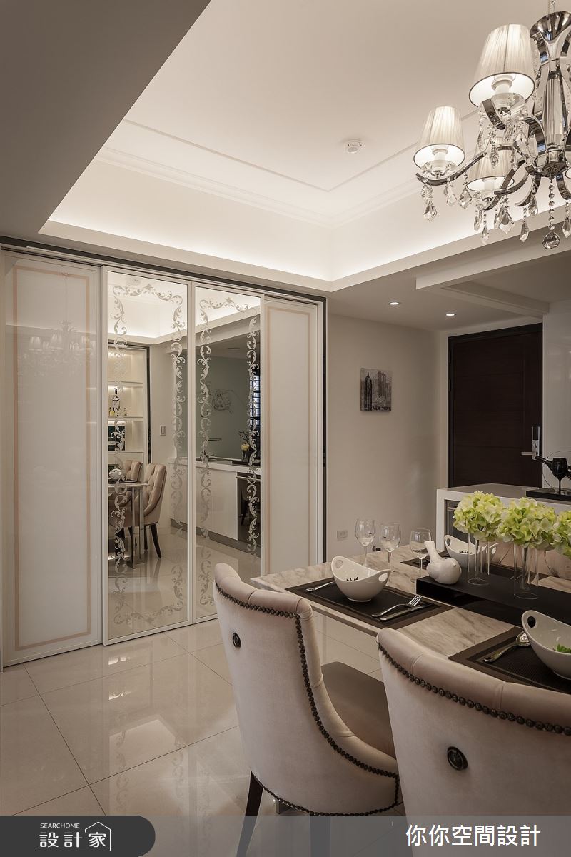 30坪新成屋(5年以下)＿新古典餐廳案例圖片＿你妳國際空間設計有限公司＿1你妳設計_桃園30坪新古典之1