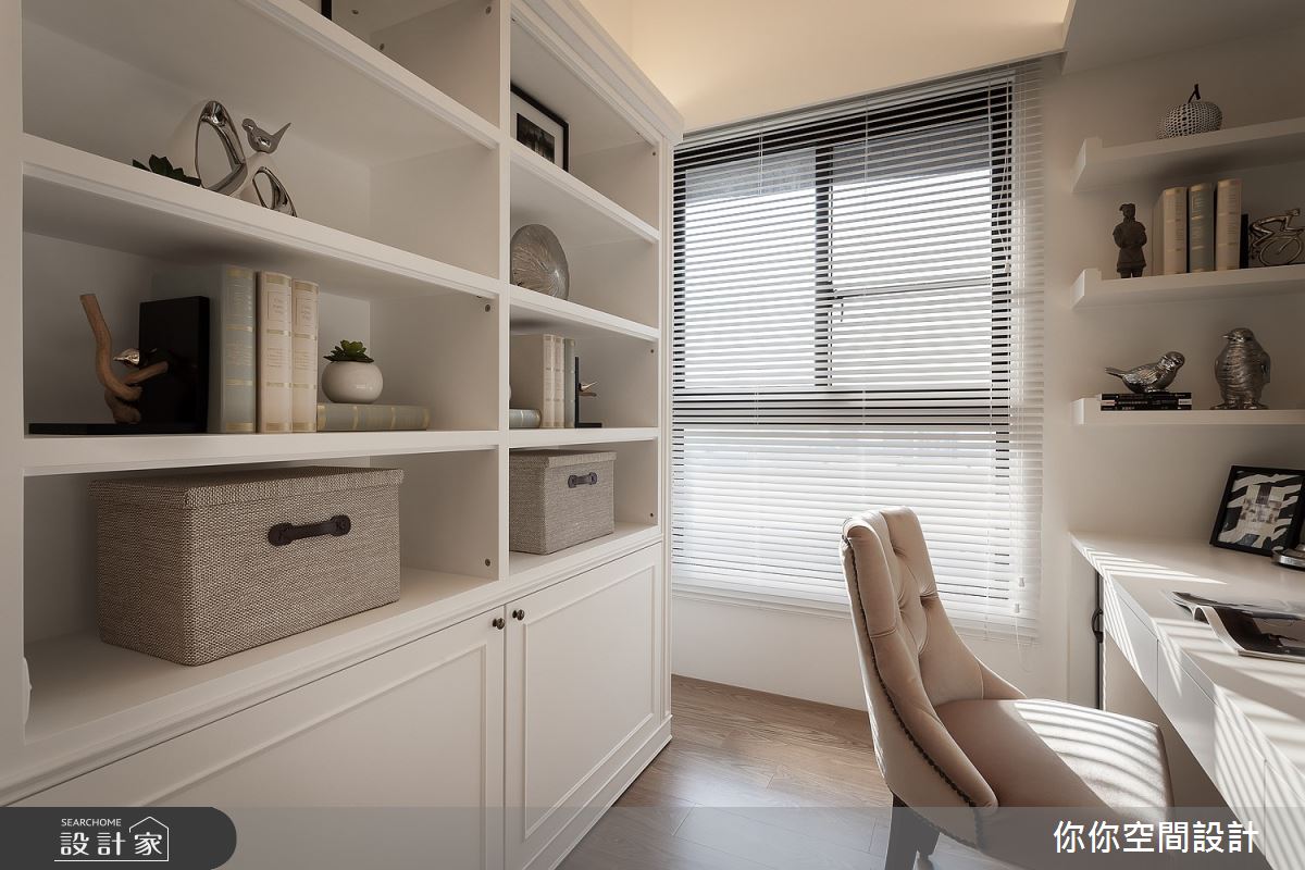 30坪新成屋(5年以下)＿新古典書房案例圖片＿你妳國際空間設計有限公司＿1你妳設計_桃園30坪新古典之11