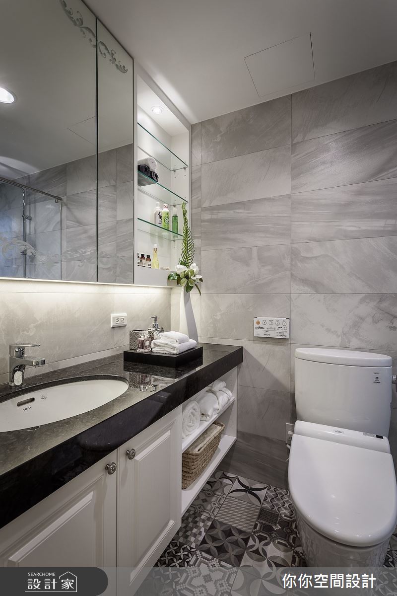 30坪新成屋(5年以下)＿新古典浴室案例圖片＿你妳國際空間設計有限公司＿1你妳設計_桃園30坪新古典之27