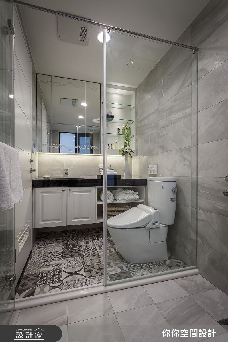 30坪新成屋(5年以下)＿新古典浴室案例圖片＿你妳國際空間設計有限公司＿1你妳設計_桃園30坪新古典之28