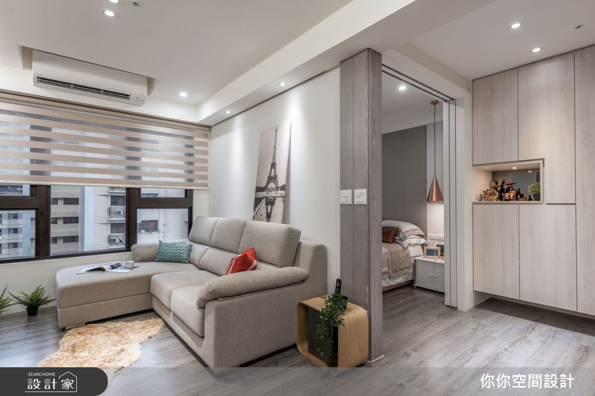 17坪預售屋＿北歐風客廳案例圖片＿你妳國際空間設計有限公司＿3你妳設計_新北17坪北歐風之7