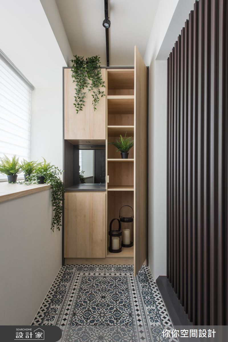 24坪老屋(16~30年)＿北歐風玄關案例圖片＿你妳國際空間設計有限公司＿6你妳設計_台北老屋翻新24坪北歐風之2