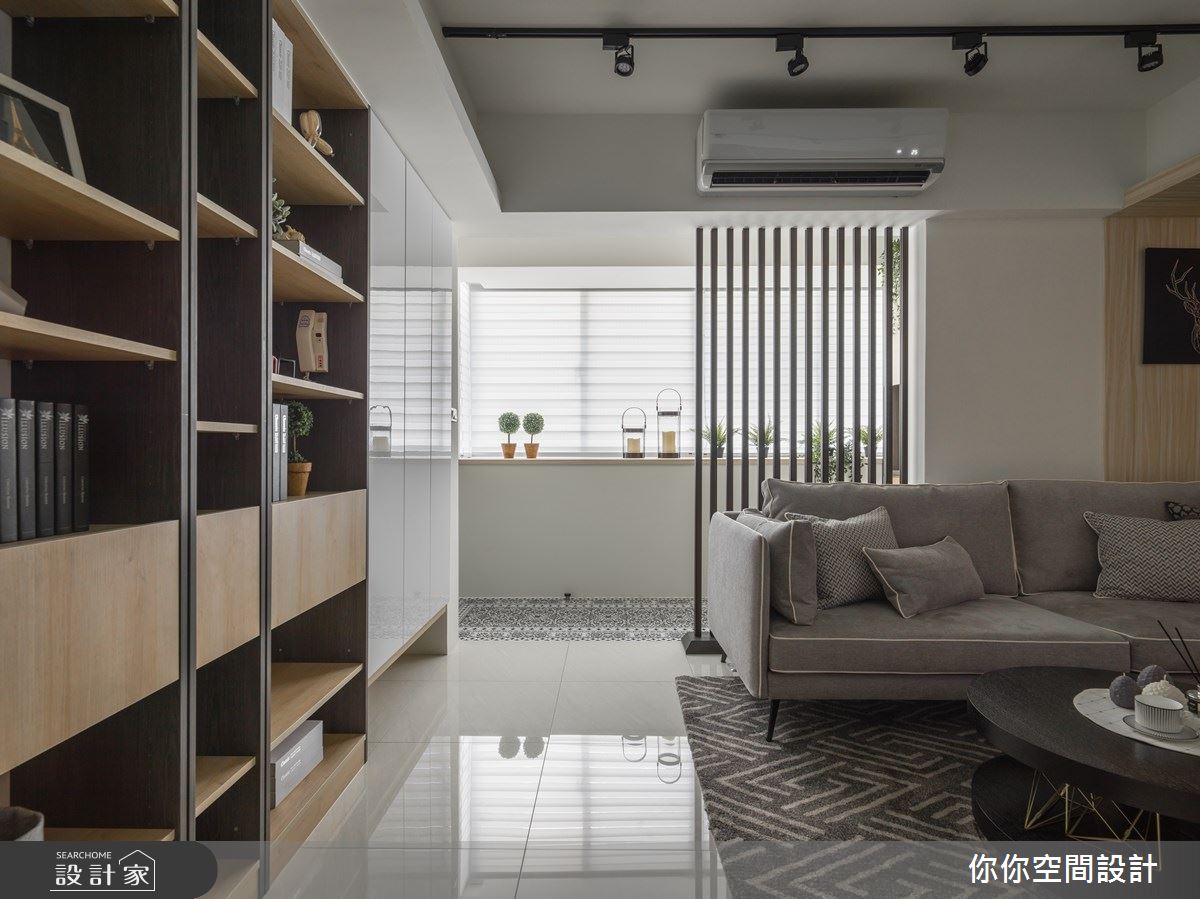 24坪老屋(16~30年)＿北歐風客廳案例圖片＿你妳國際空間設計有限公司＿6你妳設計_台北老屋翻新24坪北歐風之5