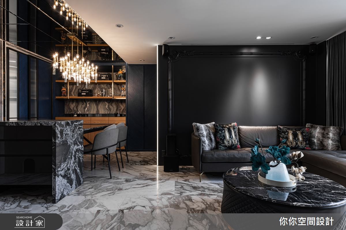 34坪預售屋＿混搭風客廳餐廳案例圖片＿你妳國際空間設計有限公司＿9你妳設計_新北34坪混搭風之5