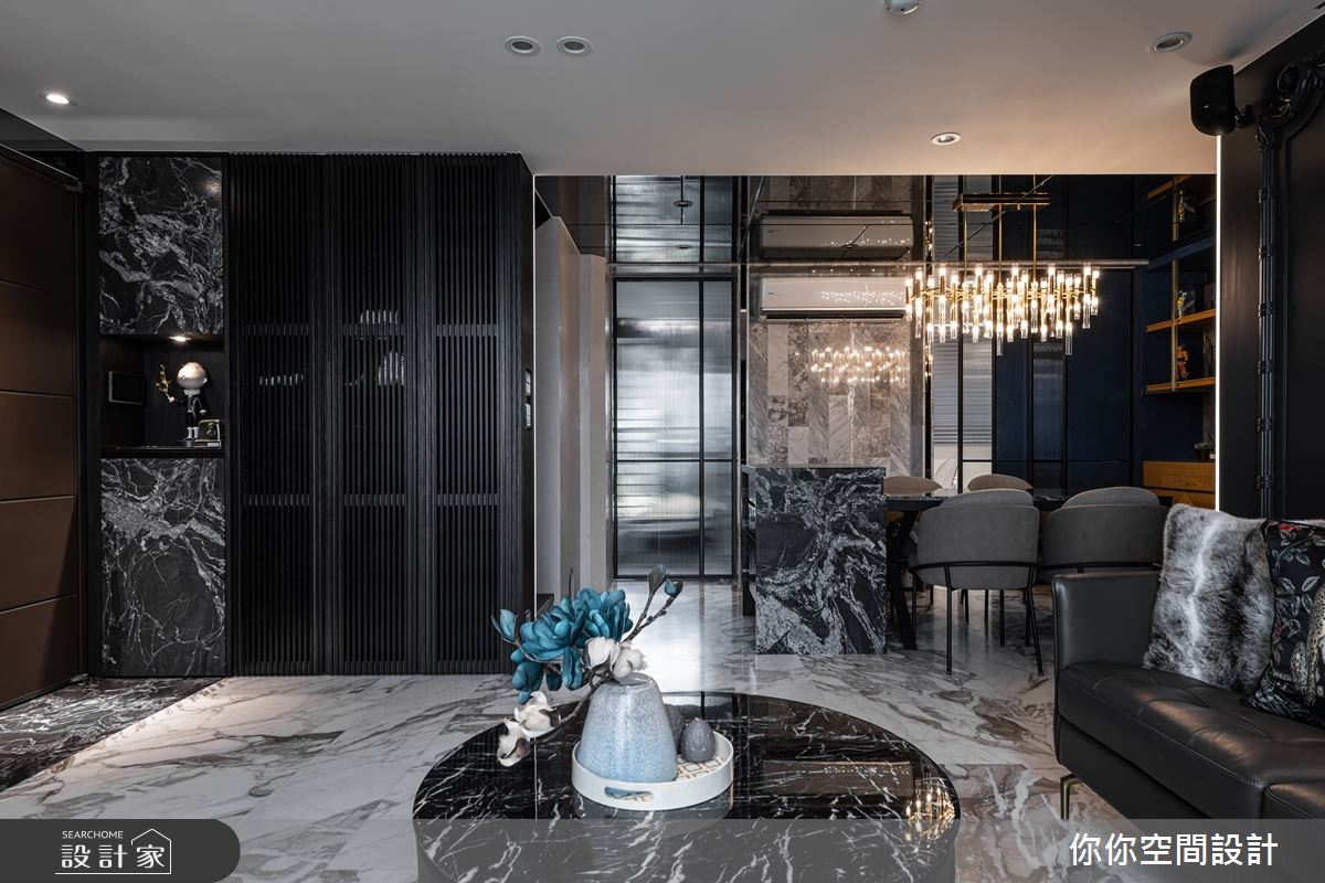 34坪預售屋＿混搭風客廳案例圖片＿你妳國際空間設計有限公司＿9你妳設計_新北34坪混搭風之6