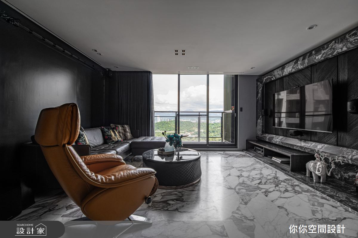 34坪預售屋＿混搭風客廳案例圖片＿你妳國際空間設計有限公司＿9你妳設計_新北34坪混搭風之3