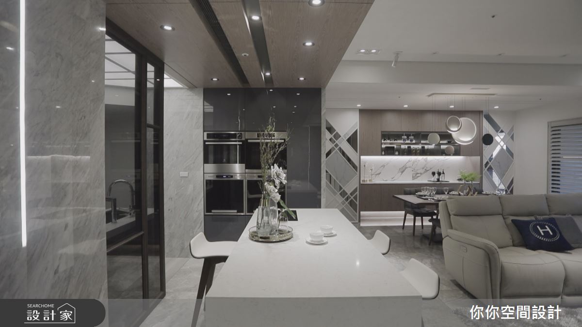 44坪新成屋(5年以下)＿現代風吧檯案例圖片＿你妳國際空間設計有限公司＿10你妳設計_新北44坪現代風之3