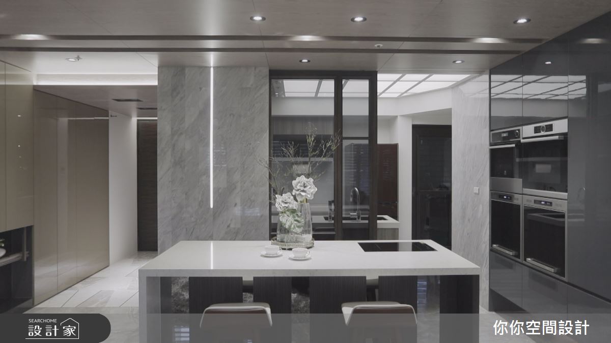 44坪新成屋(5年以下)＿現代風吧檯案例圖片＿你妳國際空間設計有限公司＿10你妳設計_新北44坪現代風之5