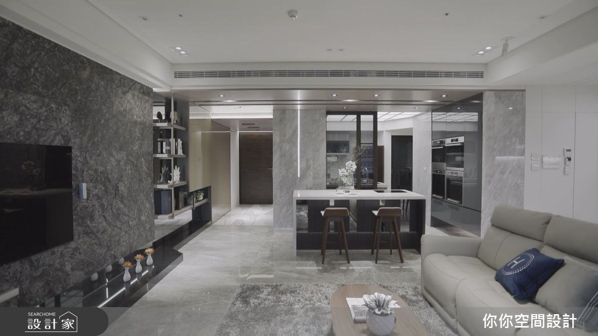 44坪新成屋(5年以下)＿現代風客廳吧檯案例圖片＿你妳國際空間設計有限公司＿10你妳設計_新北44坪現代風之6