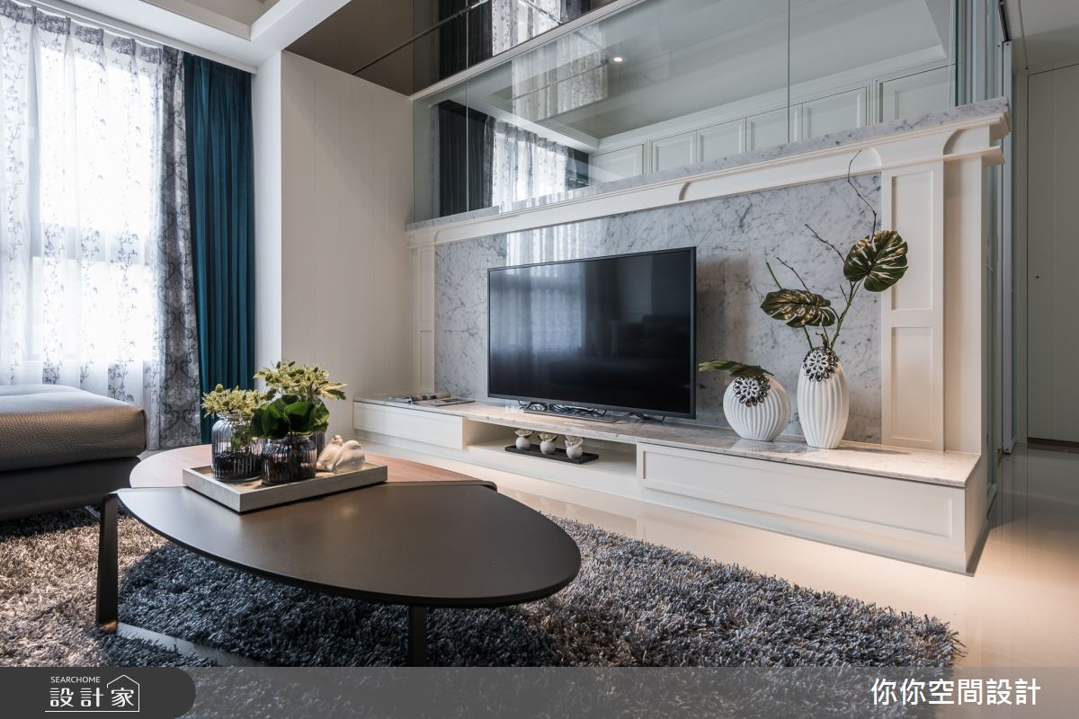 28坪新成屋(5年以下)＿新古典客廳案例圖片＿你妳國際空間設計有限公司＿11你妳設計_台北28坪新古典之9