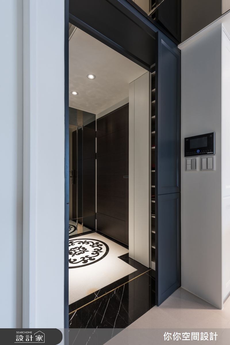 28坪新成屋(5年以下)＿新古典玄關案例圖片＿你妳國際空間設計有限公司＿11你妳設計_台北28坪新古典之3