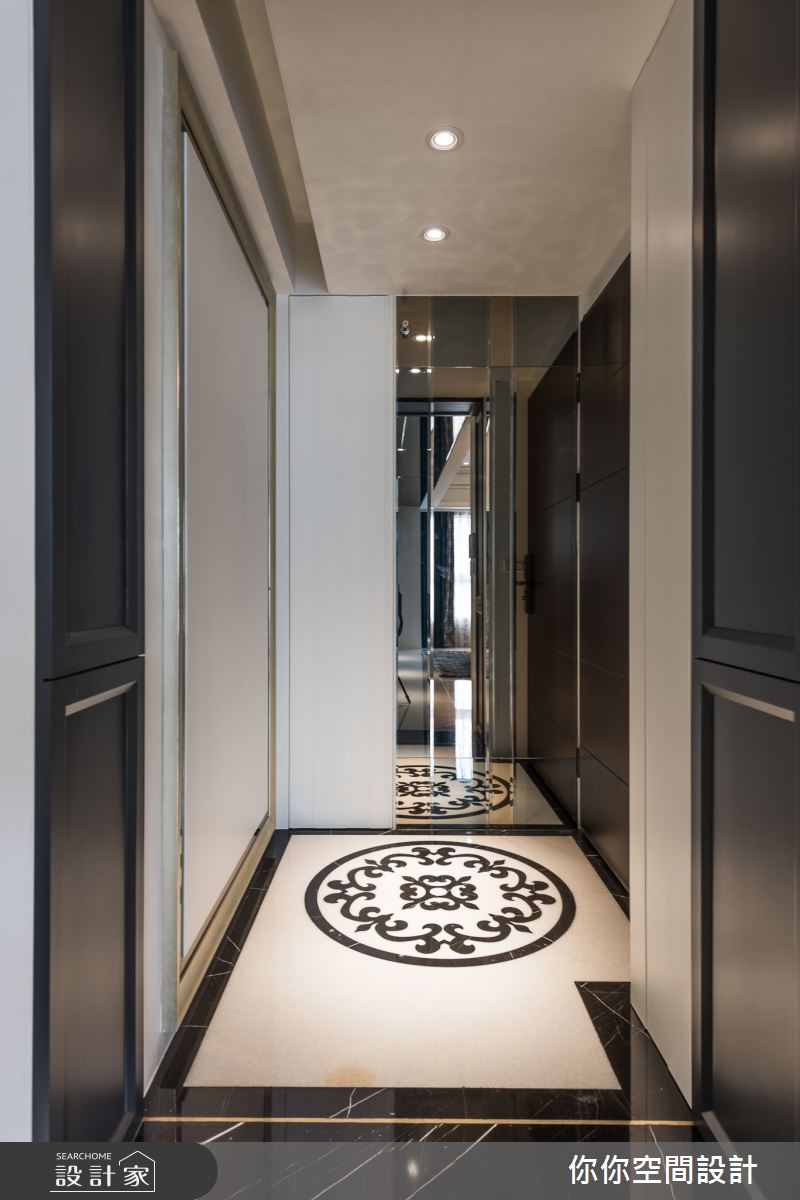 28坪新成屋(5年以下)＿新古典玄關案例圖片＿你妳國際空間設計有限公司＿11你妳設計_台北28坪新古典之1