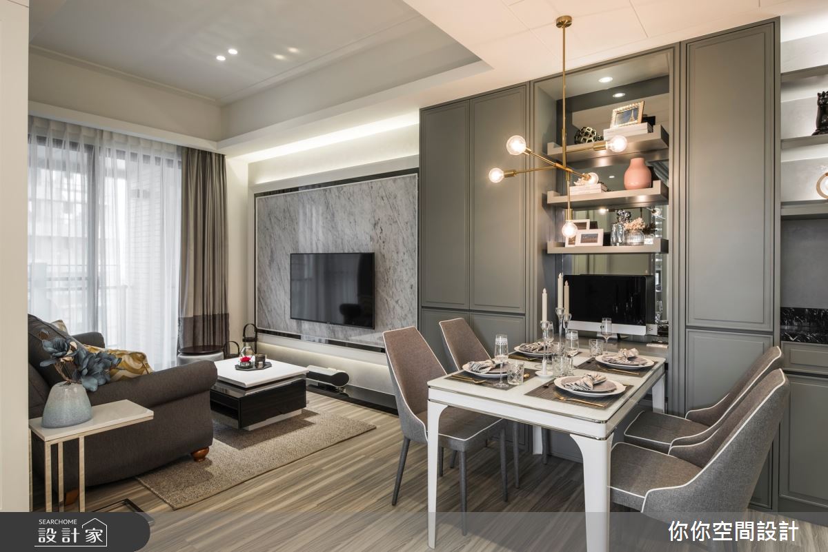 20坪新成屋(5年以下)＿美式風餐廳案例圖片＿你妳國際空間設計有限公司＿12你妳設計_新北20坪美式風之10