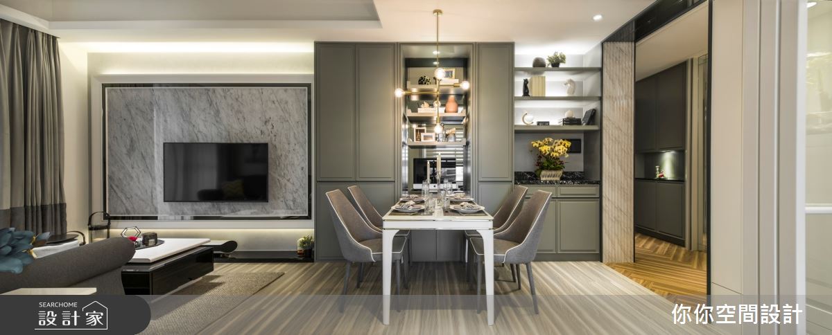 20坪新成屋(5年以下)＿美式風餐廳案例圖片＿你妳國際空間設計有限公司＿12你妳設計_新北20坪美式風之13