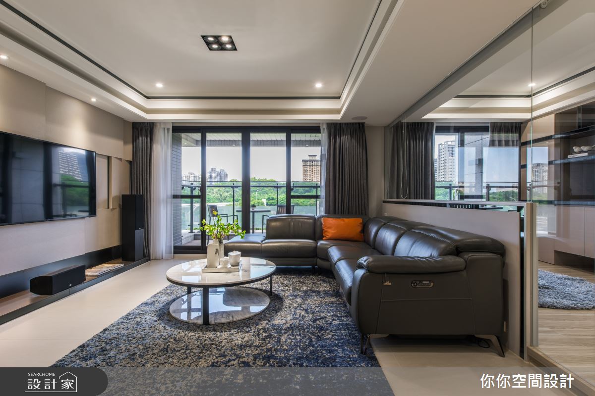 43坪新成屋(5年以下)＿混搭風客廳案例圖片＿你妳國際空間設計有限公司＿13你妳設計_新北43坪混搭風之3