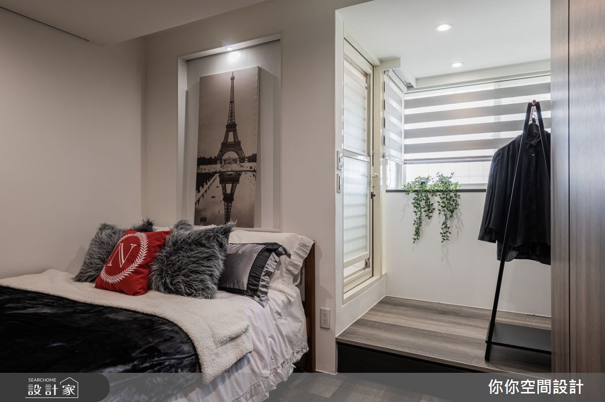 11坪老屋(16~30年)＿混搭風臥室案例圖片＿你妳國際空間設計有限公司＿14你妳設計_台北11坪混搭風之12