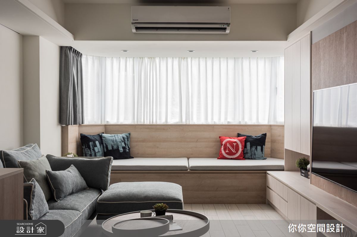 23坪老屋(16~30年)＿北歐風客廳案例圖片＿你妳國際空間設計有限公司＿15你妳設計_台北老屋翻新23坪北歐風之10