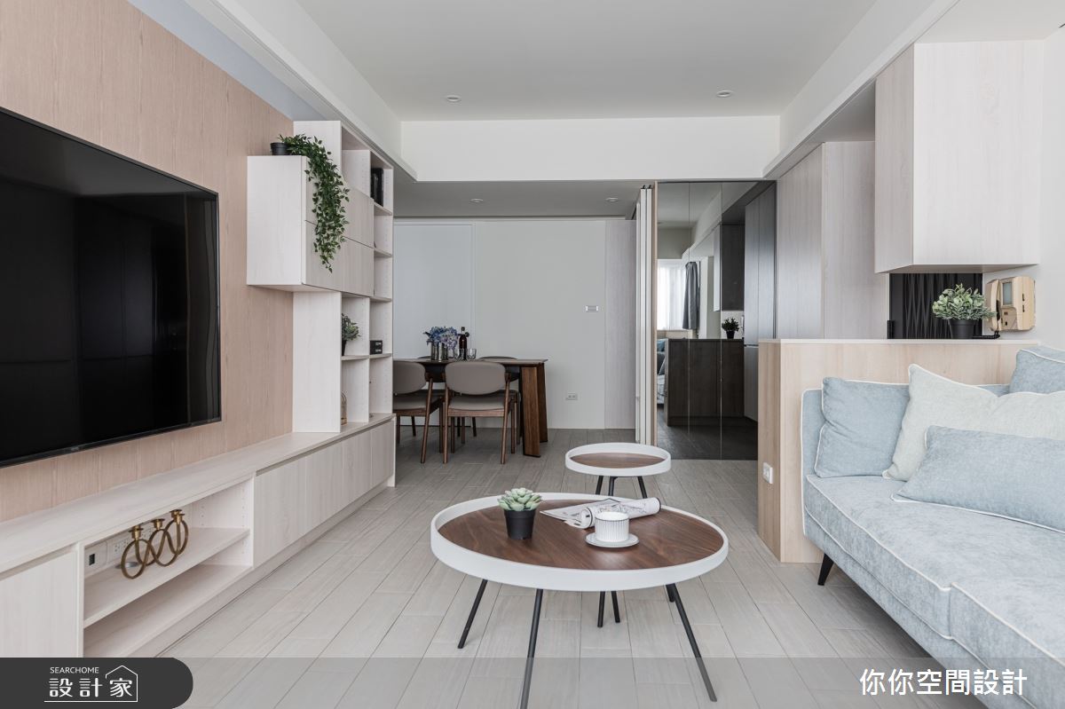 23坪老屋(16~30年)＿北歐風客廳案例圖片＿你妳國際空間設計有限公司＿15你妳設計_台北老屋翻新23坪北歐風之6