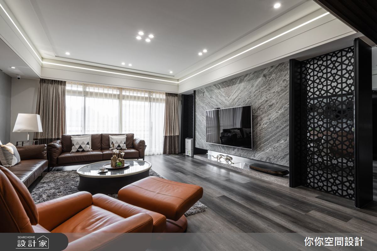 70坪老屋(16~30年)＿現代風客廳案例圖片＿你妳國際空間設計有限公司＿16你妳設計_台北老屋翻新70坪現代風之3