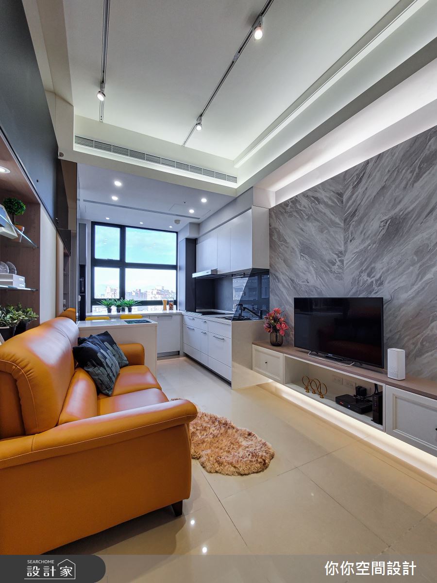 16坪中古屋(5~15年)＿美式風客廳案例圖片＿你妳國際空間設計有限公司＿17你妳設計_新北16坪美式風之6