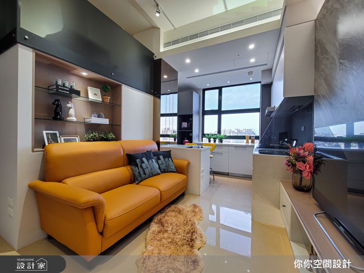 16坪中古屋(5~15年)＿美式風客廳案例圖片＿你妳國際空間設計有限公司＿17你妳設計_新北16坪美式風之4